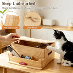 Wooden Bedside Organizer