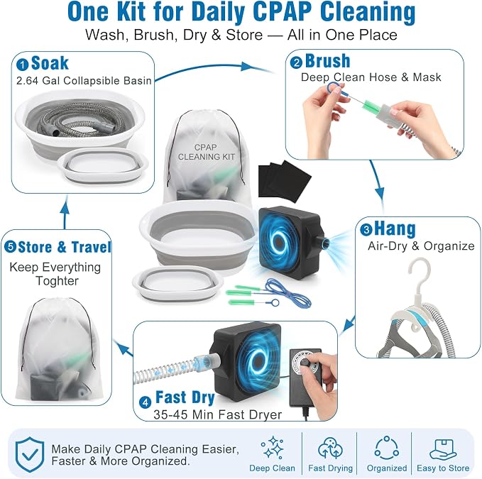 Complete CPAP Cleaning & Drying Kit