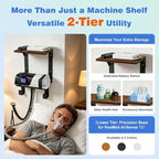 2-Tier Bedside Wall Shelf