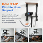 2-Tier Bedside Wall Shelf