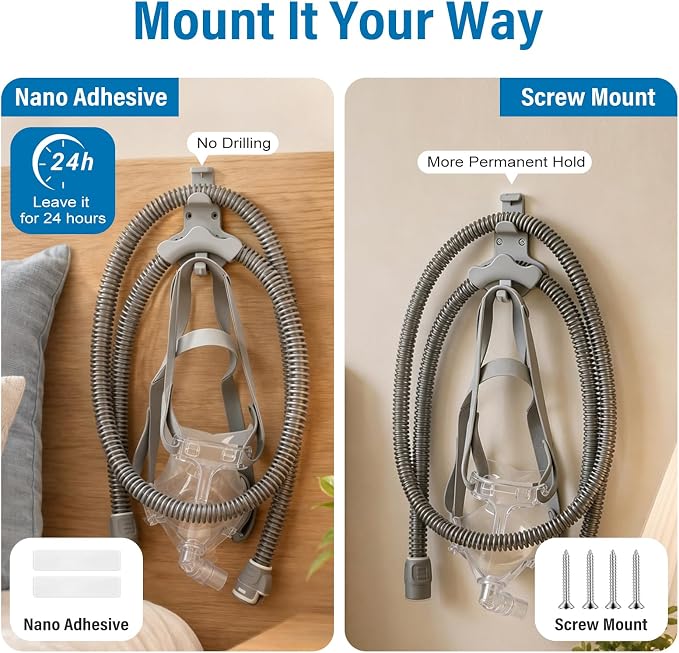 2-Pack CPAP Hose & Mask Holders
